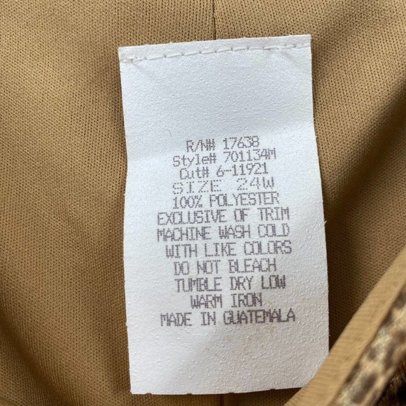 Animal Print Long Maxi Dress Womens‎ 24W Sleeveless - Picture 6 of 12